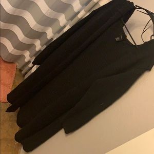 Black long jacket